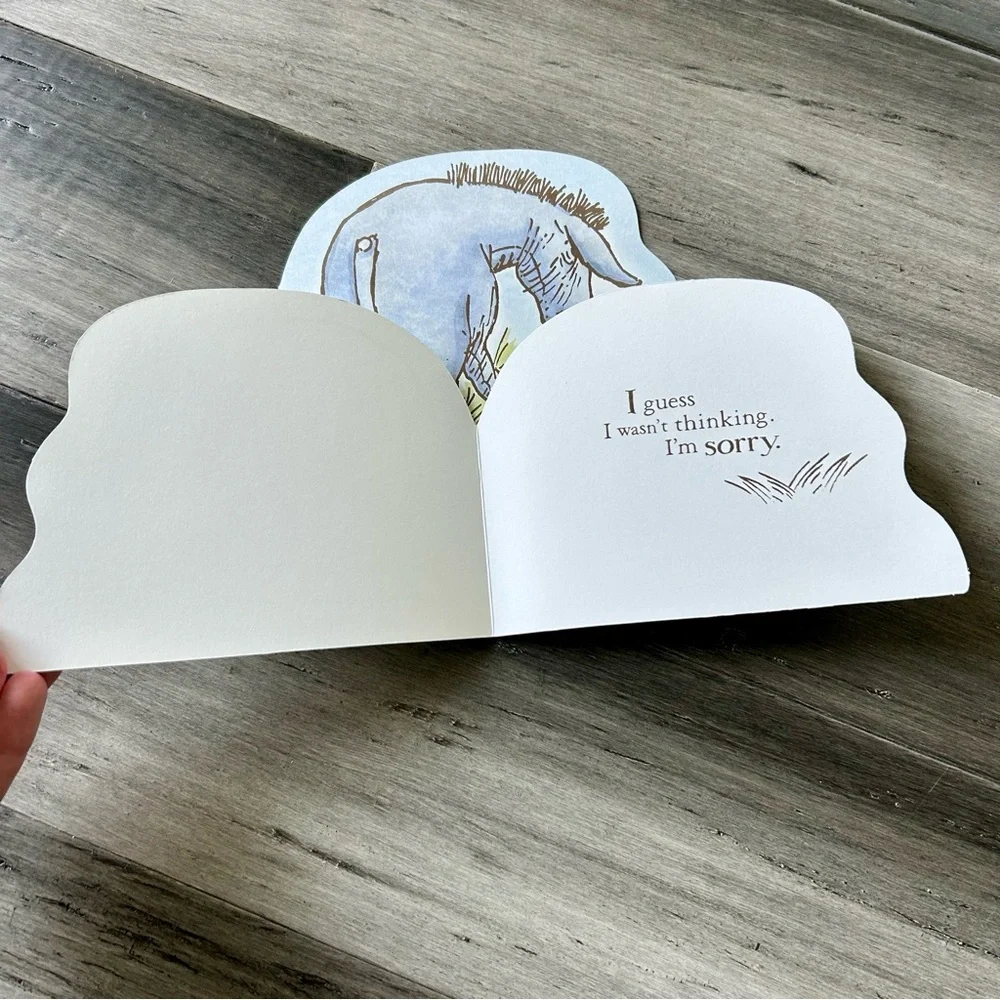 💸 5/20 New Unused Set of 2 Winnie the Pooh Eeyore Apology Greeting Card
